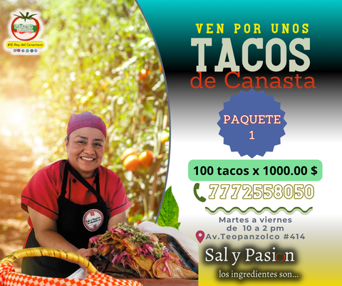 Tacos de canasta Paquete 1